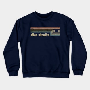 Dire Straits Cassette Stripes Crewneck Sweatshirt